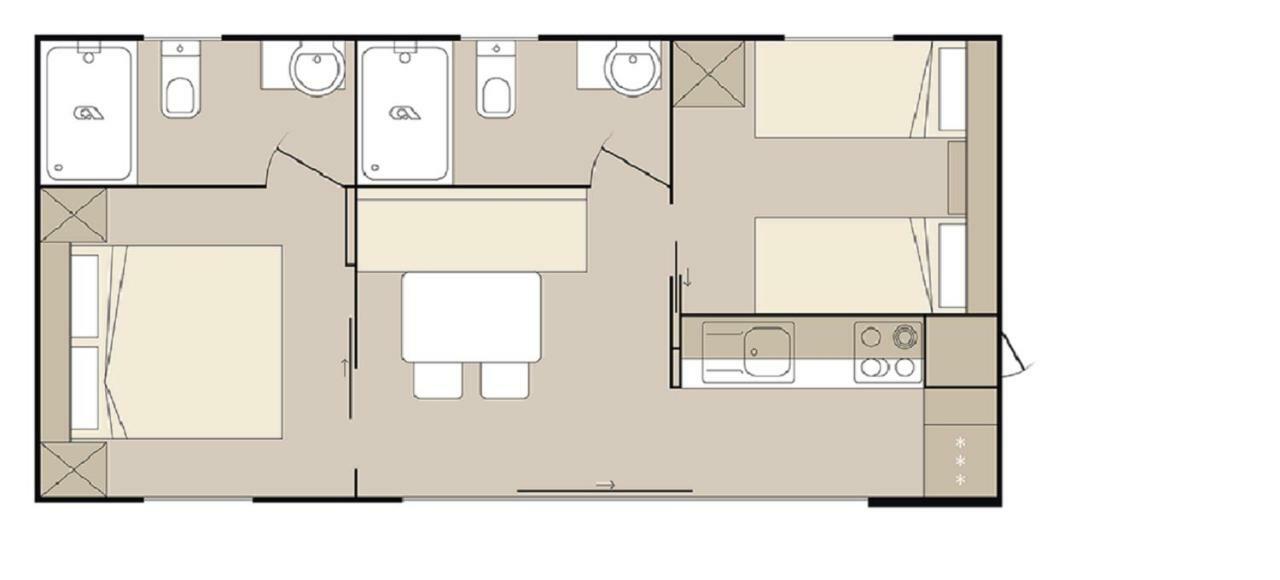 Mobile Home Starfish IV Camp Biograd Biograd Na Moru Exterior foto